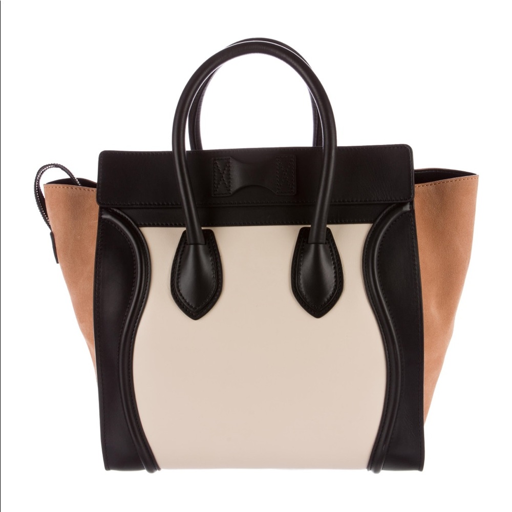 CELINE tri tone mini luggage - Picture 4 of 12